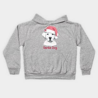 Santa Dog - Labrador Retriever Kids Hoodie